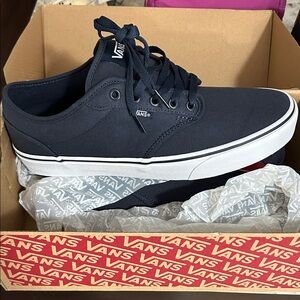 Vans Men's Dark Blue Canvas Sneakers